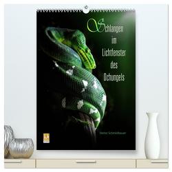 Schlangen im Lichtfenster des Dschungels (hochwertiger Premium Wandkalender 2024 DIN A2 hoch), Kunstdruck in Hochglanz von Schmidbauer,  Heinz
