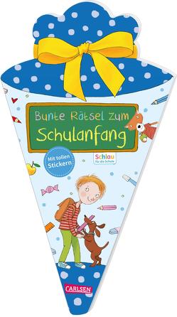 Schlau für die Schule: Bunte Rätsel zum Schulanfang mit Stickern (Schultüte für Jungen) von Fuchs,  Caroline, Rothmund,  Sabine