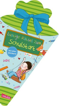 Schlau für die Schule: Lustige Rätsel zum Schulstart mit Stickern von Fuchs,  Caroline, Rothmund,  Sabine