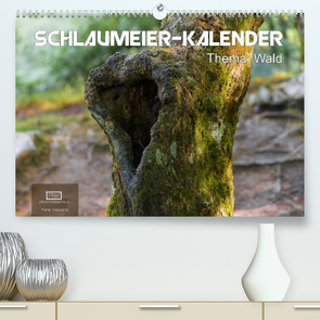 Schlaumeier-Kalender – Thema: Wald (Premium, hochwertiger DIN A2 Wandkalender 2023, Kunstdruck in Hochglanz) von Wersand,  René