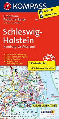 Schleswig-Holstein, Hamburg, Ostfriesland von KOMPASS-Karten GmbH