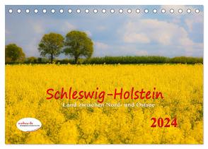 Schleswig-Holstein Land zwischen Nord- und Ostsee (Tischkalender 2024 DIN A5 quer), CALVENDO Monatskalender von & Urbach,  Urbach