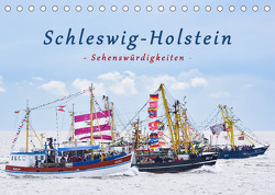 Schleswig-Holstein Sehenswürdigkeiten (Tischkalender 2022 DIN A5 quer) von Kulartz,  Rainer, Plett,  Lisa