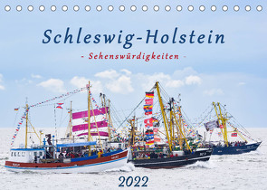 Schleswig-Holstein Sehenswürdigkeiten (Tischkalender 2022 DIN A5 quer) von Plett,  Rainer