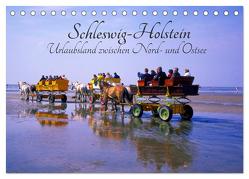 Schleswig-Holstein, Urlaubsland zwischen Nord- und Ostsee (Tischkalender 2024 DIN A5 quer), CALVENDO Monatskalender von Reupert,  Lothar