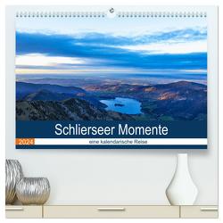 Schlierseer Momente – eine kalendarische Reise (hochwertiger Premium Wandkalender 2024 DIN A2 quer), Kunstdruck in Hochglanz von Rosier (Videografic),  Thomas