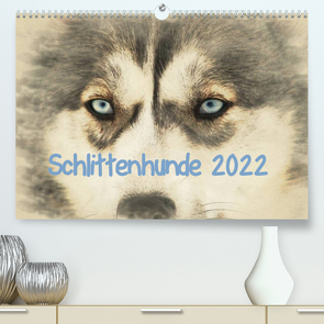 Schlittenhunde 2022 (Premium, hochwertiger DIN A2 Wandkalender 2022, Kunstdruck in Hochglanz) von Redecker,  Andrea