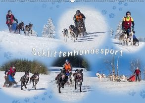 Schlittenhundesport (Wandkalender 2018 DIN A2 quer) von Eschrich -HeschFoto,  Heiko