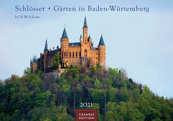 Schlösser + Gärten in Baden Württemberg 2021 L 50x35cm von Schawe,  Heinz-werner