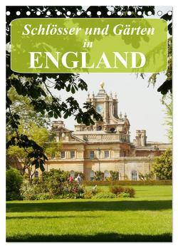 Schlösser und Gärten in England (Tischkalender 2024 DIN A5 hoch), CALVENDO Monatskalender von Kruse,  Gisela