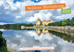 Schloss Moritzburg und das Fasanenschlösschen (Wandkalender 2023 DIN A2 quer) von Kruse,  Gisela