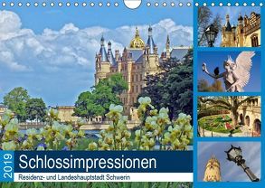 Schlossimpressionen Schwerin 2019 (Wandkalender 2019 DIN A4 quer) von Felix,  Holger