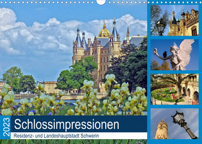 Schlossimpressionen Schwerin 2023 (Wandkalender 2023 DIN A3 quer) von Felix,  Holger