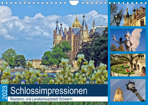 Schlossimpressionen Schwerin 2023 (Wandkalender 2023 DIN A4 quer) von Felix,  Holger