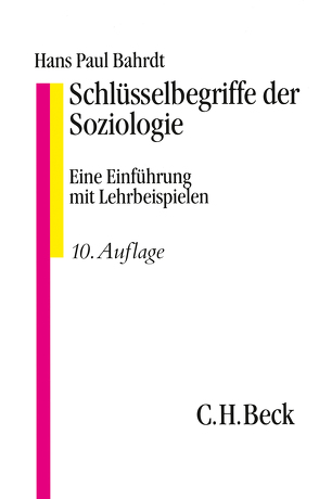 Schlüsselbegriffe der Soziologie von Bahrdt,  Hans Paul