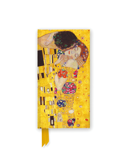 Schmales Hardcover-Notizbuch: Gustav Klimt, Der Kuss