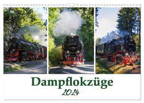 Schmalspurbahnen im Harz (Wandkalender 2024 DIN A3 quer), CALVENDO Monatskalender von Gierok / Magic Artist Design,  Steffen