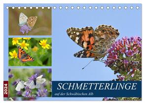 Schmetterlinge auf der Schwäbischen Alb (Tischkalender 2024 DIN A5 quer), CALVENDO Monatskalender von GUGIGEI,  GUGIGEI
