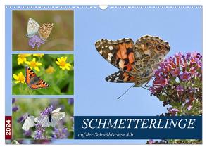 Schmetterlinge auf der Schwäbischen Alb (Wandkalender 2024 DIN A3 quer), CALVENDO Monatskalender von GUGIGEI,  GUGIGEI