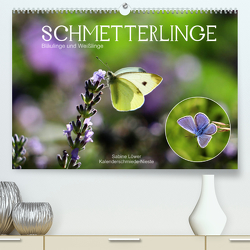 Schmetterlinge, Bläulinge und Weißlinge (Premium, hochwertiger DIN A2 Wandkalender 2022, Kunstdruck in Hochglanz) von Löwer,  Sabine