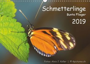 Schmetterlinge – Bunte Flieger 2019CH-Version (Wandkalender 2019 DIN A3 quer) von J. Koller 4Pictures.ch,  Alois