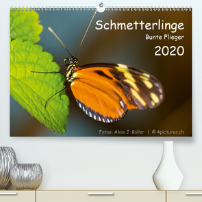 Schmetterlinge – Bunte Flieger 2020CH-Version (Premium, hochwertiger DIN A2 Wandkalender 2020, Kunstdruck in Hochglanz) von J. Koller 4Pictures.ch,  Alois