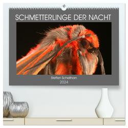 SCHMETTERLINGE DER NACHT (hochwertiger Premium Wandkalender 2024 DIN A2 quer), Kunstdruck in Hochglanz von Schellhorn,  Steffen