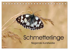 Schmetterlinge – fliegende Kunstwerke (Tischkalender 2024 DIN A5 quer), CALVENDO Monatskalender von Kumpf,  Eileen