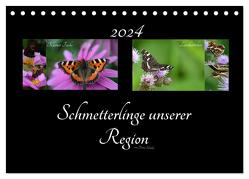 Schmetterlinge unserer Region (Tischkalender 2024 DIN A5 quer), CALVENDO Monatskalender von Schröder,  Diana