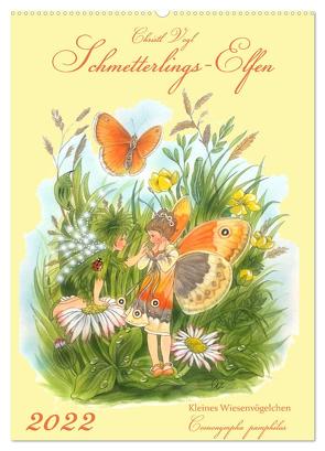 Schmetterlings-Elfen (Wandkalender 2024 DIN A2 hoch), CALVENDO Monatskalender von Vogl,  Christl