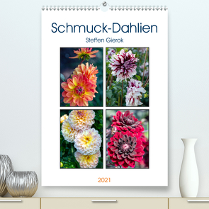 Schmuck-Dahlien (Premium, hochwertiger DIN A2 Wandkalender 2021, Kunstdruck in Hochglanz) von Artist Design,  Magic, Gierok,  Steffen