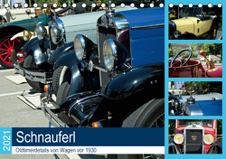 Schnauferl – Oldtimerdetails von Wagen vor 1930 (Tischkalender 2021 DIN A5 quer) von Marten,  Martina