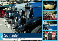 Schnauferl – Oldtimerdetails von Wagen vor 1930 (Wandkalender 2021 DIN A2 quer) von Marten,  Martina