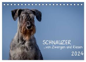 Schnauzer… von Zwergen und Riesen 2024 (Tischkalender 2024 DIN A5 quer), CALVENDO Monatskalender von Janz,  Michael