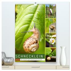 Schnecklein (hochwertiger Premium Wandkalender 2024 DIN A2 hoch), Kunstdruck in Hochglanz von Löwer,  Sabine