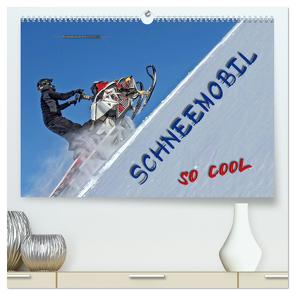 Schneemobil – so cool (hochwertiger Premium Wandkalender 2024 DIN A2 quer), Kunstdruck in Hochglanz von Roder,  Peter