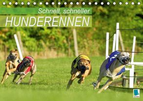 Schnell, schneller – Hunderennen (Tischkalender 2018 DIN A5 quer) von CALVENDO