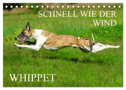 Schnell wie der Wind – Whippet (Tischkalender 2024 DIN A5 quer), CALVENDO Monatskalender von Starick,  Sigrid
