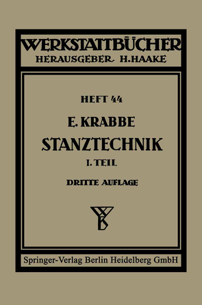 Schnittechnik von Krabbe,  Erich