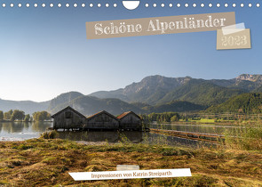 Schöne Alpenländer (Wandkalender 2023 DIN A4 quer) von Streiparth,  Katrin