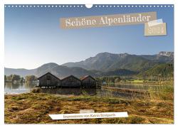 Schöne Alpenländer (Wandkalender 2024 DIN A3 quer), CALVENDO Monatskalender von Streiparth,  Katrin