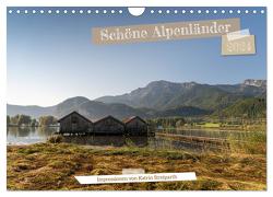 Schöne Alpenländer (Wandkalender 2024 DIN A4 quer), CALVENDO Monatskalender von Streiparth,  Katrin