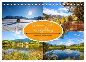 Schöne Grüße aus Goldegg (Tischkalender 2024 DIN A5 quer), CALVENDO Monatskalender von Kramer,  Christa