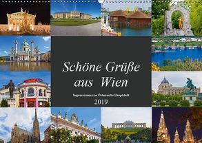 Schöne Grüße aus Wien (Wandkalender 2019 DIN A2 quer) von Kramer,  Christa