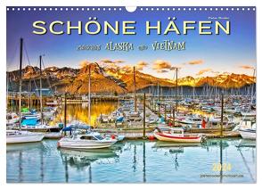 Schöne Häfen zwischen Alaska und Vietnam (Wandkalender 2024 DIN A3 quer), CALVENDO Monatskalender von Roder,  Peter