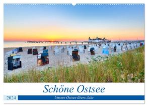 Schöne Ostsee – Impressionen übers Jahr (Wandkalender 2024 DIN A2 quer), CALVENDO Monatskalender von Dinse,  Stefan