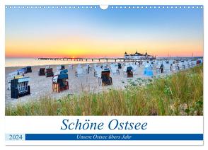 Schöne Ostsee – Impressionen übers Jahr (Wandkalender 2024 DIN A3 quer), CALVENDO Monatskalender von Dinse,  Stefan