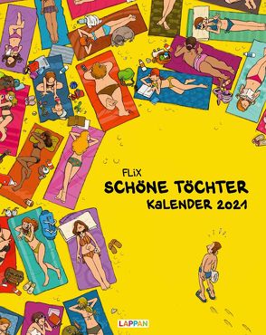 Schöne Töchter Kalender 2021: Monatskalender für die Wand im Großformat von Flix