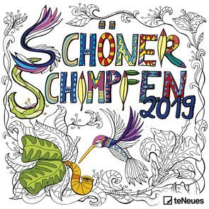 Schöner Schimpfen Ausmalkalender 2019