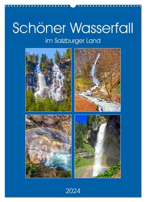 Schöner Wasserfall (Wandkalender 2024 DIN A2 hoch), CALVENDO Monatskalender von Kramer,  Christa
